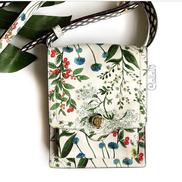 Tory Burch Handbags - Tory Burch Robinson floral print crossbody bag
